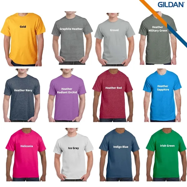 Gildan® 5.3 OZ. 100% Cotton Gusti Adult T-Shirts - Gildan® 5.3 OZ. 100% Cotton Gusti Adult T-Shirts - Image 6 of 10