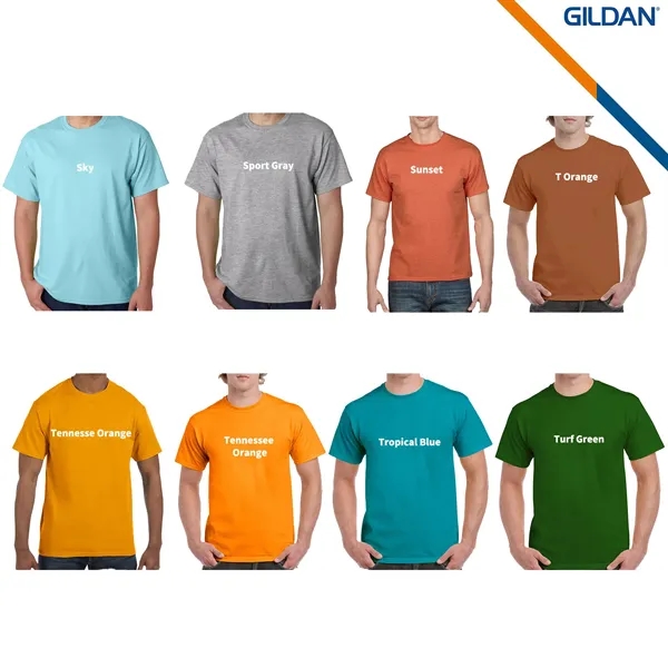 Gildan® 5.3 OZ. 100% Cotton Gusti Adult T-Shirts - Gildan® 5.3 OZ. 100% Cotton Gusti Adult T-Shirts - Image 9 of 10