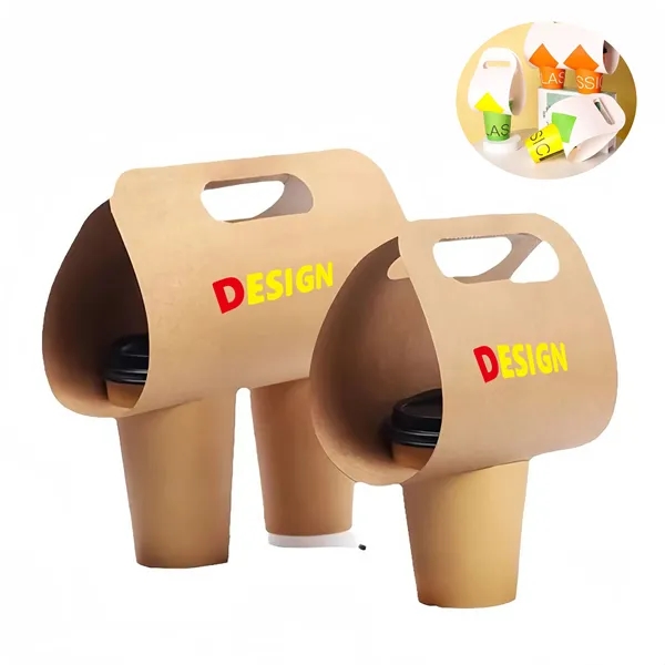 Kraft Paper Beverage Holder - Kraft Paper Beverage Holder - Image 0 of 0