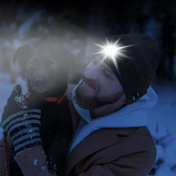 Bluetooth Beanie with Light - Bluetooth Beanie with Light - Image 2 of 2