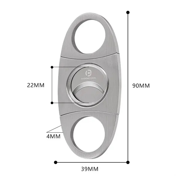 Stainless Steel Cigar Cutter - Stainless Steel Cigar Cutter - Image 2 of 5