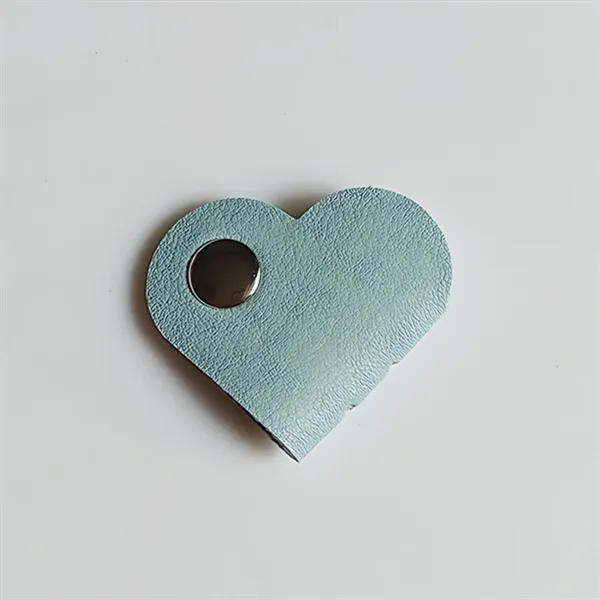 Portable PU Data Cable Organizer Heart-Shape - Portable PU Data Cable Organizer Heart-Shape - Image 7 of 10