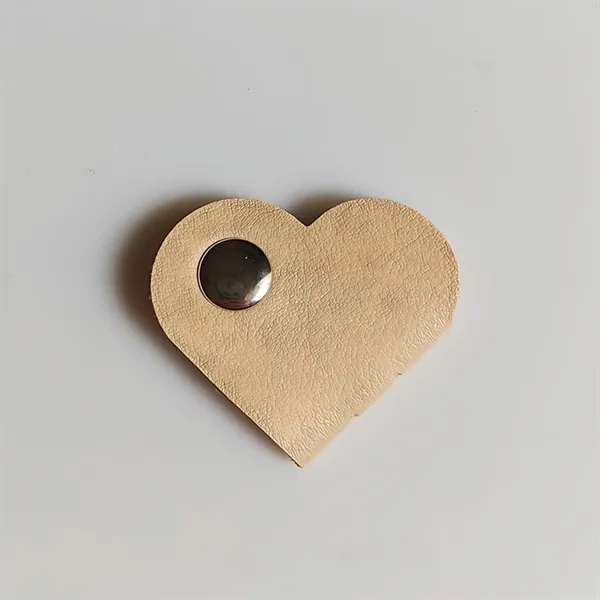 Portable PU Data Cable Organizer Heart-Shape - Portable PU Data Cable Organizer Heart-Shape - Image 10 of 10
