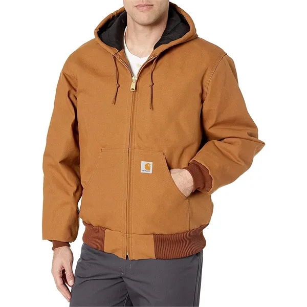 Men's Quilted Insulated Flannel Active Hooded Jacket - Men's Quilted Insulated Flannel Active Hooded Jacket - Image 6 of 10