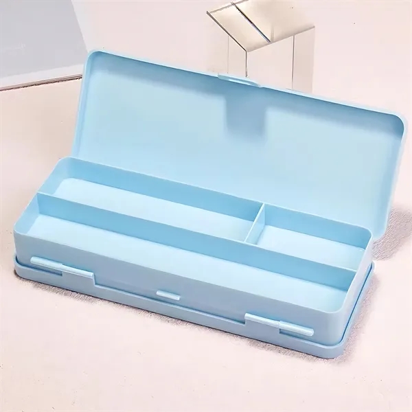 Plastic Frosted Pencil Case School Office Supplies - Plastic Frosted Pencil Case School Office Supplies - Image 3 of 6