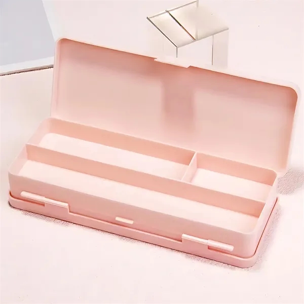 Plastic Frosted Pencil Case School Office Supplies - Plastic Frosted Pencil Case School Office Supplies - Image 4 of 6