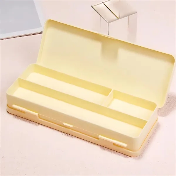 Plastic Frosted Pencil Case School Office Supplies - Plastic Frosted Pencil Case School Office Supplies - Image 6 of 6