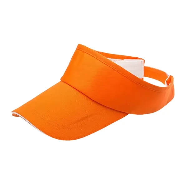 Adjustable Polyester Sun Visor Cap - Adjustable Polyester Sun Visor Cap - Image 1 of 10