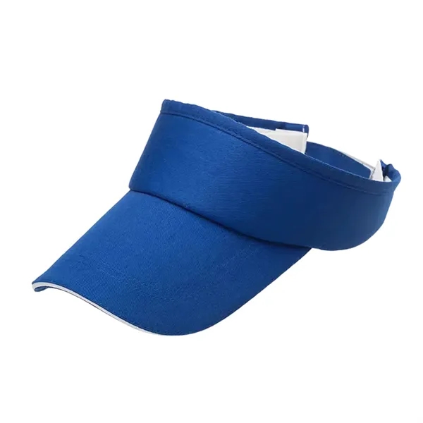 Adjustable Polyester Sun Visor Cap - Adjustable Polyester Sun Visor Cap - Image 2 of 10