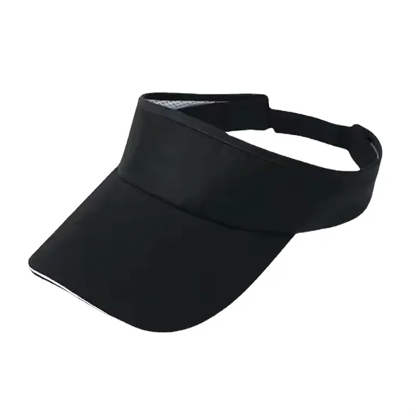 Adjustable Polyester Sun Visor Cap - Adjustable Polyester Sun Visor Cap - Image 6 of 10