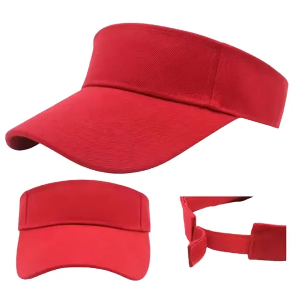 Adjustable Polyester Sun Visor Cap - Adjustable Polyester Sun Visor Cap - Image 9 of 10