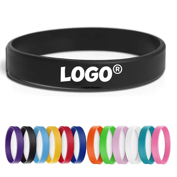 Rubber Bracelet Wristband Blank Silicone Elastic Sport - Rubber Bracelet Wristband Blank Silicone Elastic Sport - Image 0 of 4