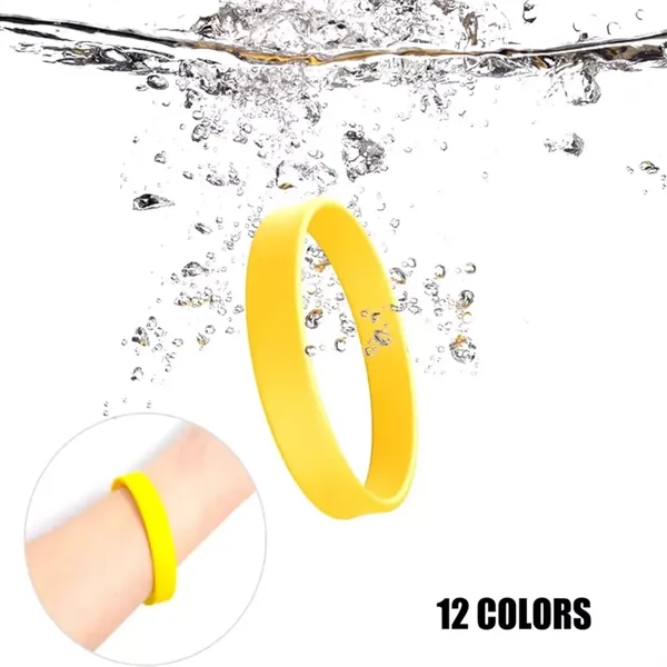 Rubber Bracelet Wristband Blank Silicone Elastic Sport - Rubber Bracelet Wristband Blank Silicone Elastic Sport - Image 2 of 4