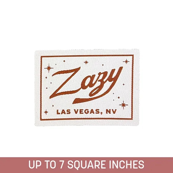 Woven Label with Embroidery Backing (2-Ply) - Woven Label with Embroidery Backing (2-Ply) - Image 2 of 4