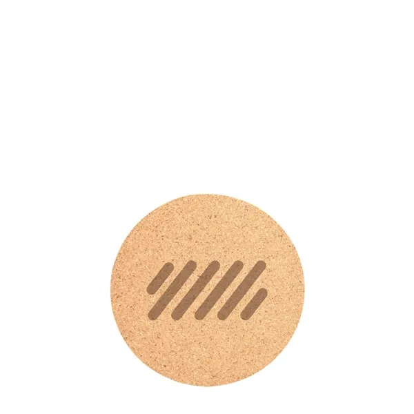 Round Cork Coaster - Round Cork Coaster - Image 0 of 2