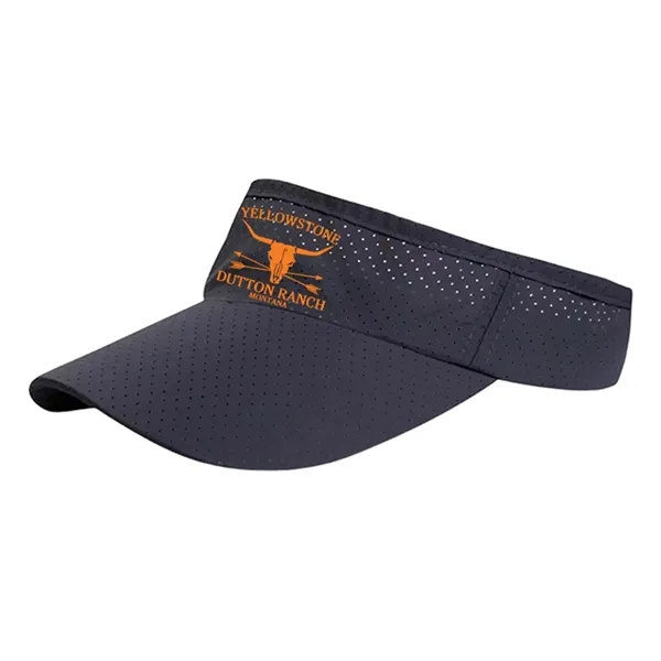 Adjustable Quick Dry Polyester Visor Cap - Adjustable Quick Dry Polyester Visor Cap - Image 1 of 9