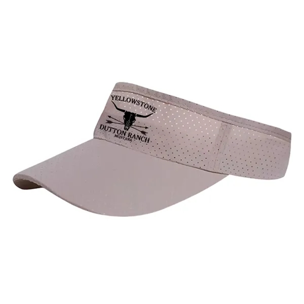 Adjustable Quick Dry Polyester Visor Cap - Adjustable Quick Dry Polyester Visor Cap - Image 2 of 9