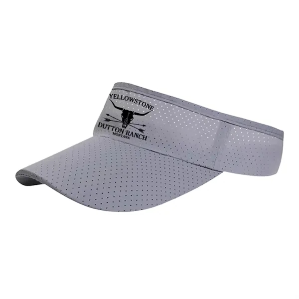 Adjustable Quick Dry Polyester Visor Cap - Adjustable Quick Dry Polyester Visor Cap - Image 3 of 9