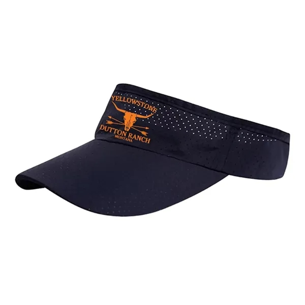Adjustable Quick Dry Polyester Visor Cap - Adjustable Quick Dry Polyester Visor Cap - Image 4 of 9