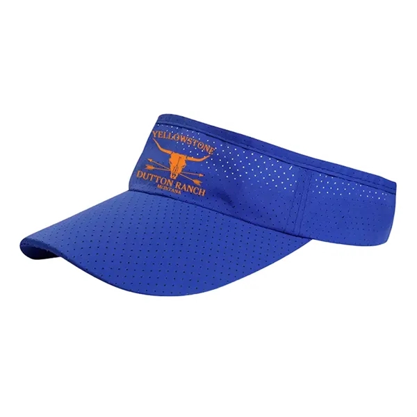 Adjustable Quick Dry Polyester Visor Cap - Adjustable Quick Dry Polyester Visor Cap - Image 5 of 9