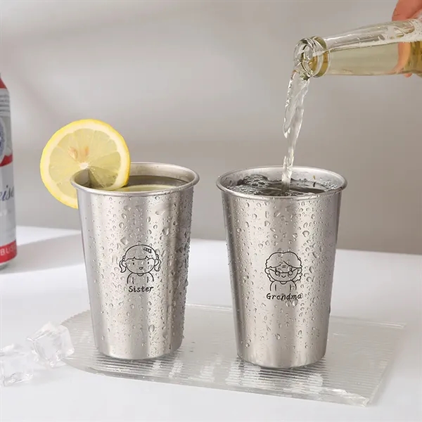 30Oz Stainless Steel Pint Glass - 30Oz Stainless Steel Pint Glass - Image 0 of 2