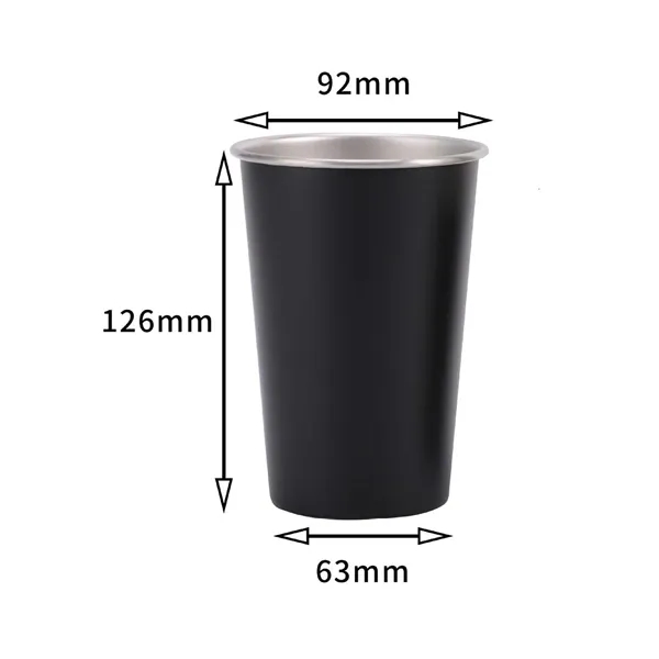 30Oz Stainless Steel Pint Glass - 30Oz Stainless Steel Pint Glass - Image 1 of 2