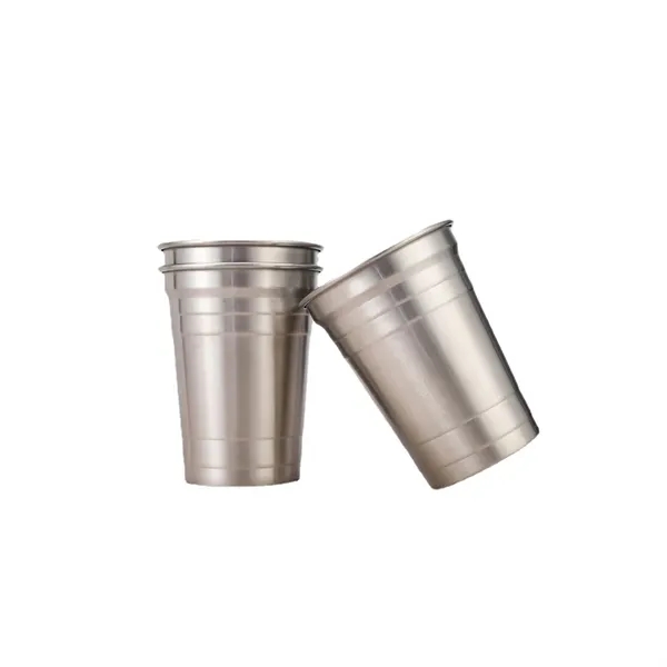 Stainless Steel Beer Cups - Stainless Steel Beer Cups - Image 2 of 2