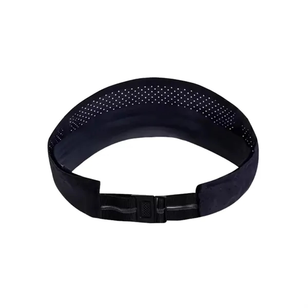Adjustable Quick Dry Polyester Visor Cap - Adjustable Quick Dry Polyester Visor Cap - Image 9 of 9