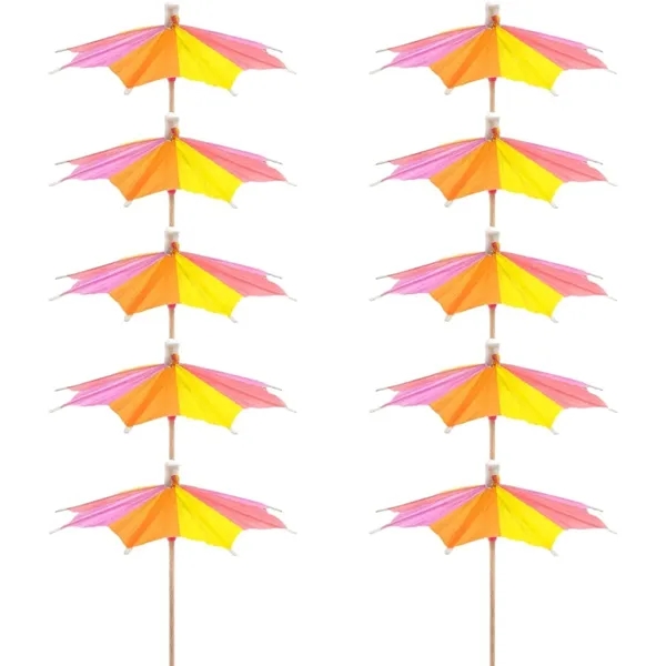 Mini Paper Parasols Cocktail Umbrella - Mini Paper Parasols Cocktail Umbrella - Image 2 of 7