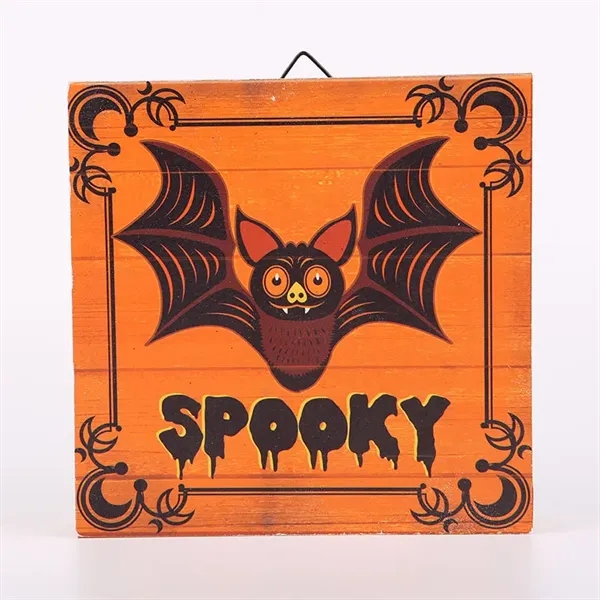 Halloween Porch Decorations Door Sign - Halloween Porch Decorations Door Sign - Image 4 of 7