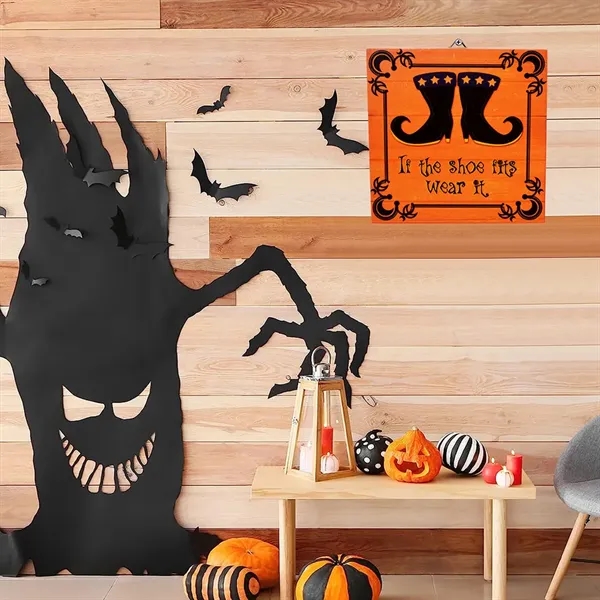 Halloween Porch Decorations Door Sign - Halloween Porch Decorations Door Sign - Image 5 of 7