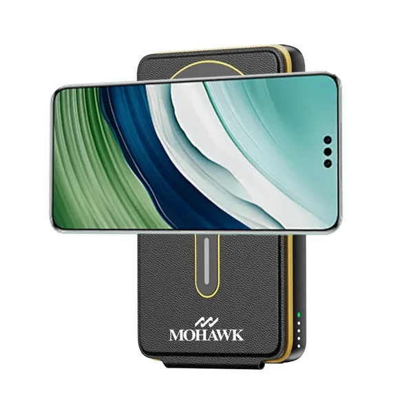 5000mAh Power Bank Foldable Magnetic Wireless Charger - 5000mAh Power Bank Foldable Magnetic Wireless Charger - Image 1 of 5