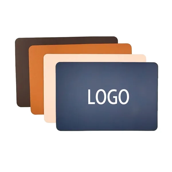 Leather Home Reversible Rectangular Insulated Table Mat