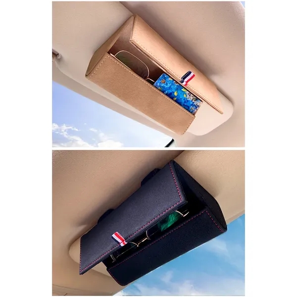 Sunglasses Holder for Car Sun Visor - Sunglasses Holder for Car Sun Visor - Image 1 of 4