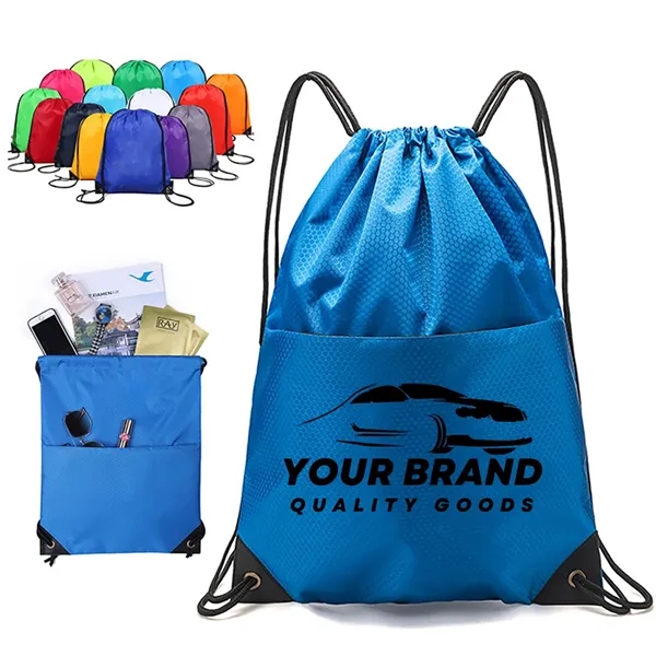 High Quality Drawstring Pocket Backbags Sports Shoe Bag - High Quality Drawstring Pocket Backbags Sports Shoe Bag - Image 0 of 5