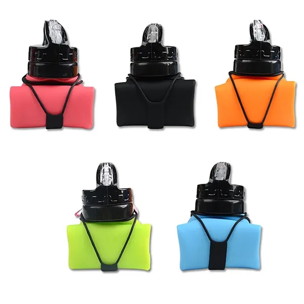 21Oz Silicone Travel Tumbler Collapsible Water Bottles - 21Oz Silicone Travel Tumbler Collapsible Water Bottles - Image 1 of 5