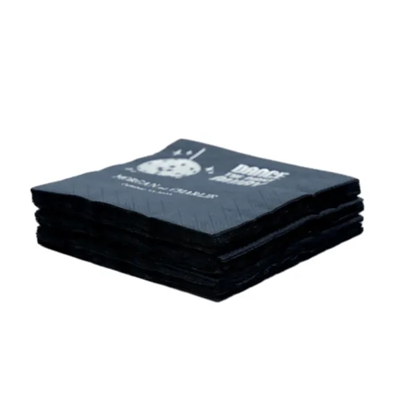 2ply Black Napkin-Diagonal Imprint - 2ply Black Napkin-Diagonal Imprint - Image 4 of 8