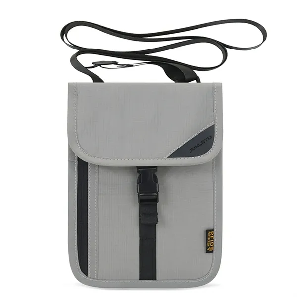 Travel Neck Wallet with RFID Blocking - Travel Neck Wallet with RFID Blocking - Image 2 of 4