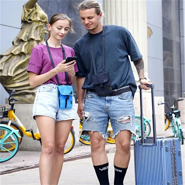 Travel Neck Wallet with RFID Blocking - Travel Neck Wallet with RFID Blocking - Image 4 of 4
