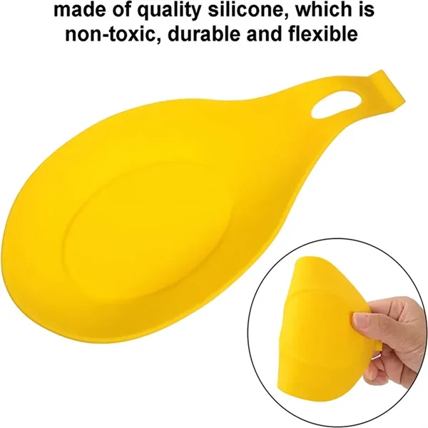 Kitchen Silicone Spoon Rest - Kitchen Silicone Spoon Rest - Image 2 of 3