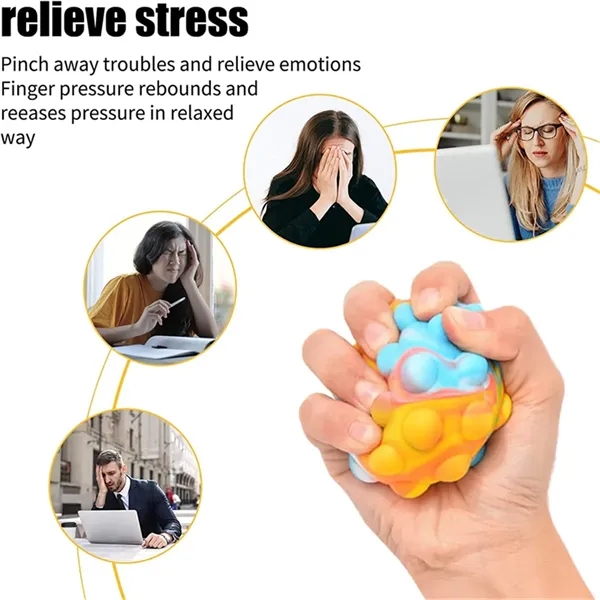 Pop Stress Ball Fidget Toy - Pop Stress Ball Fidget Toy - Image 4 of 6