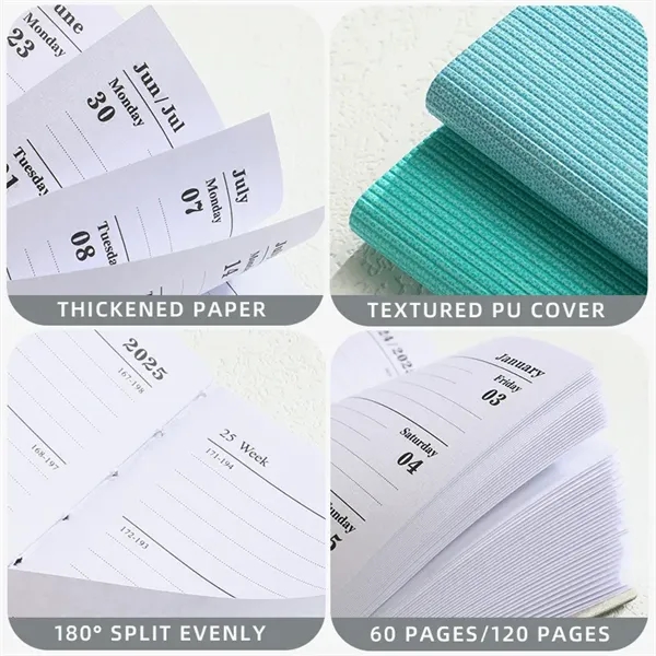 2025 A7 Pocket Diary Planner Notebook - 2025 A7 Pocket Diary Planner Notebook - Image 3 of 12