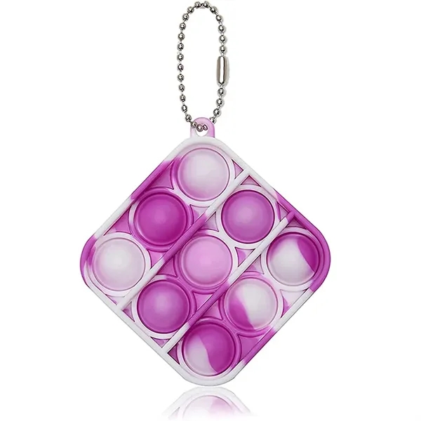 Mini Pop Push It Fidget Toy Keychain - Mini Pop Push It Fidget Toy Keychain - Image 2 of 6