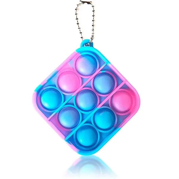 Mini Pop Push It Fidget Toy Keychain - Mini Pop Push It Fidget Toy Keychain - Image 6 of 6