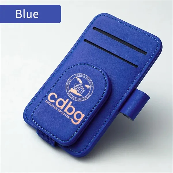 Magnetic Leather Sunglasses Holder For Car Sun visor - Magnetic Leather Sunglasses Holder For Car Sun visor - Image 3 of 10