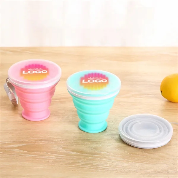 6.7oz Portable Retractable Silicone Water Cup - 6.7oz Portable Retractable Silicone Water Cup - Image 7 of 8