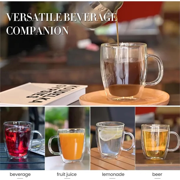 Double Wall Insulated Glasses Espresso Mugs-5oz - Double Wall Insulated Glasses Espresso Mugs-5oz - Image 3 of 3