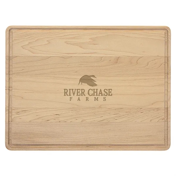 11.5" x 8.75" Maple Cutting Board with Juice Groove - 11.5" x 8.75" Maple Cutting Board with Juice Groove - Image 0 of 2
