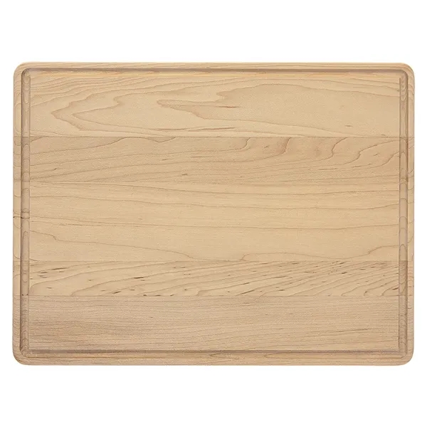 11.5" x 8.75" Maple Cutting Board with Juice Groove - 11.5" x 8.75" Maple Cutting Board with Juice Groove - Image 1 of 2