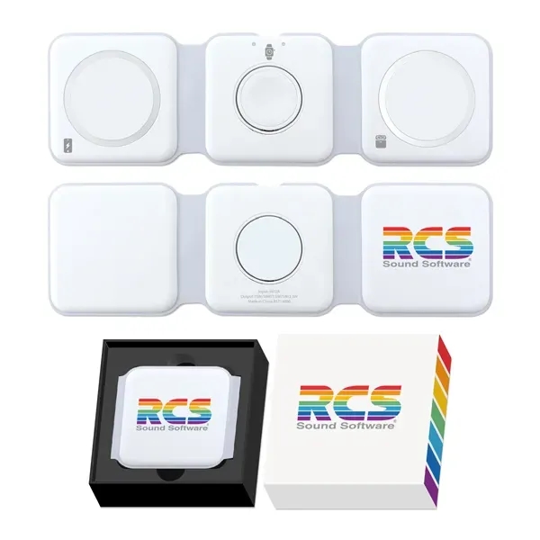 3 in 1 Charger with Full Color Sleeve - 3 in 1 Charger with Full Color Sleeve - Image 1 of 2